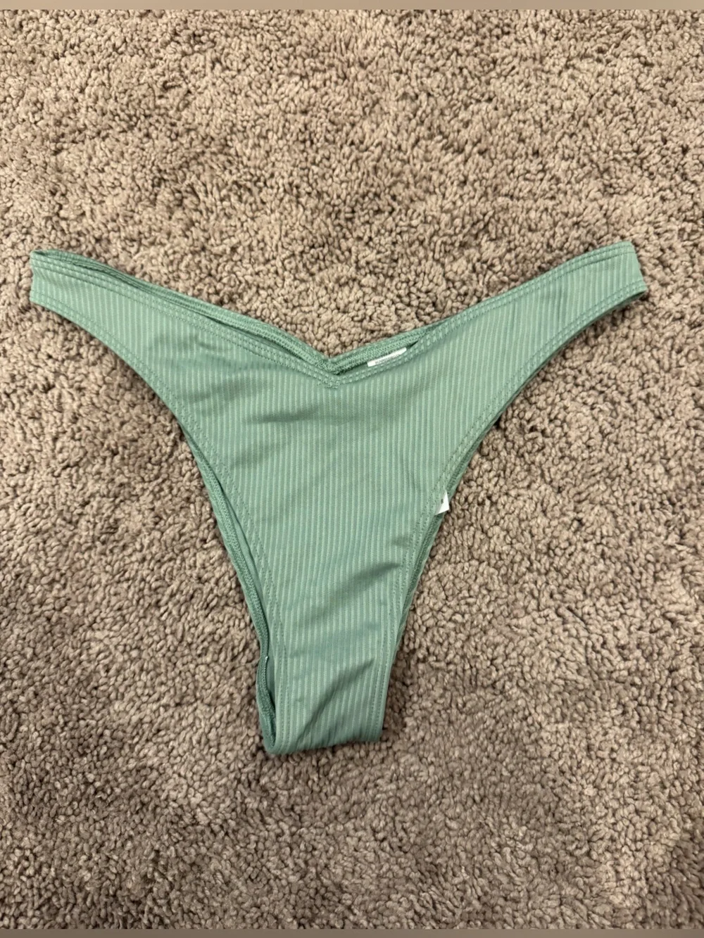 Sage green bikini bottom